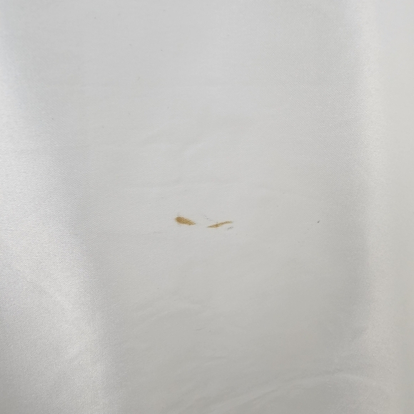 Lulus Exceptional Passion White Satin Cutout Maxi Dress Wedding Gown w Pockets L - Picture 13 of 15